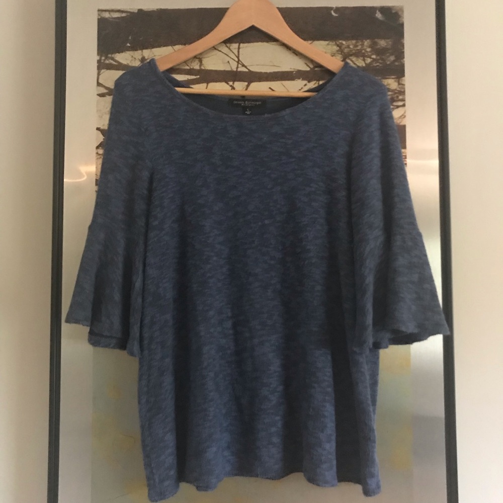 Green Envelope Women’s Blue Pullover Sweater, L